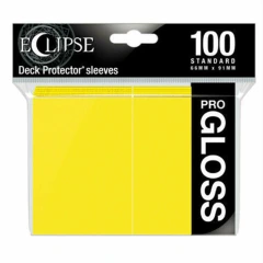 Ultra Pro - Standard Deck Protectors: Eclipse Pro-Gloss Lemon Yellow 100 ct